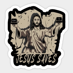 Jesus Saves Sticker